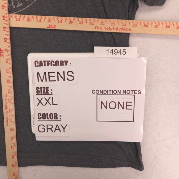 Pink Floyd Band Graphic Short Sleeve Crew Neck T Shirt Mens Size 2XL Gray - Picture 8 of 9